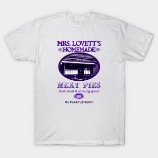 Mrs.Lovett's Homemade Meat Pies T-Shirt